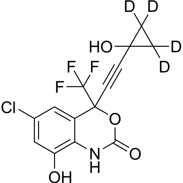 (Rac)-8,14-Dihydroxy Efavirenz-d4 1189859-26-4